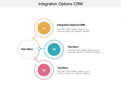 Integration options crm ppt powerpoint presentation icon graphics example cpb