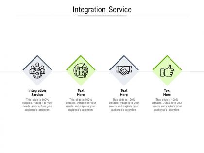 Integration service ppt powerpoint presentation summary diagrams cpb