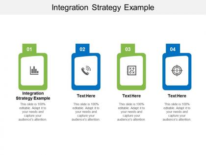 Integration strategy example ppt powerpoint presentation icon slide cpb
