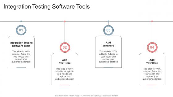 Integration Testing Software Tools In Powerpoint And Google Slides Cpb