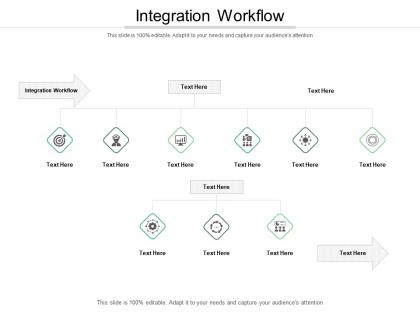 Integration workflow ppt powerpoint presentation infographics elements cpb