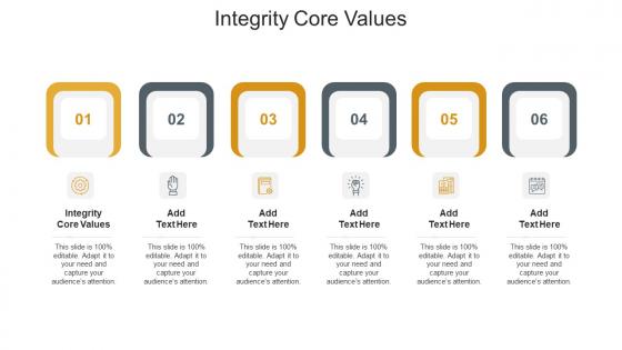 Integrity Core Values In Powerpoint And Google Slides Cpb