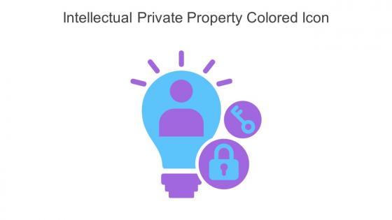 Intellectual Private Property Colored Icon In Powerpoint Pptx Png And Editable Eps Format