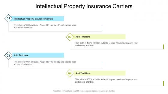 Intellectual Property Insurance Carriers In Powerpoint And Google Slides Cpb