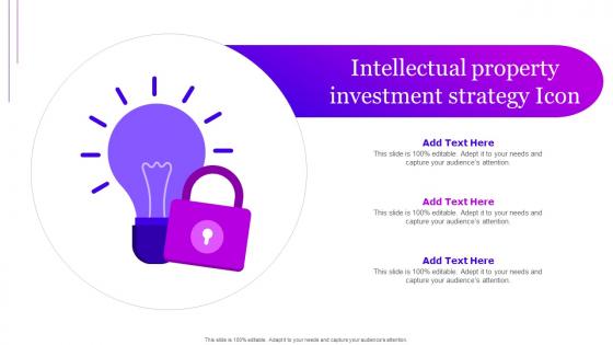 Intellectual Property Investment Strategy Icon