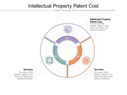 Intellectual property patent cost ppt powerpoint presentation slides guide cpb
