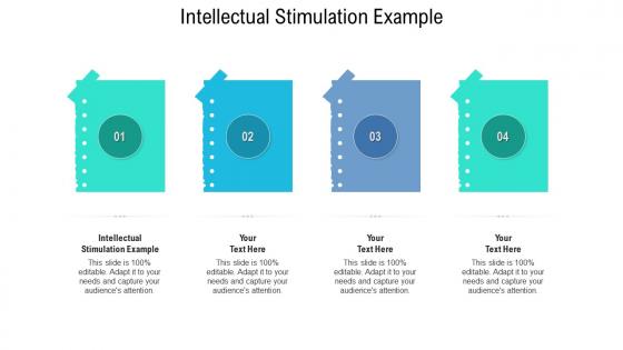 Intellectual stimulation example ppt powerpoint presentation show background cpb