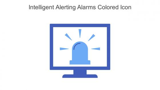 Intelligent Alerting Alarms Colored Icon In Powerpoint Pptx Png And Editable Eps Format