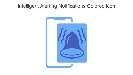 Intelligent Alerting Notifications Colored Icon In Powerpoint Pptx Png And Editable Eps Format