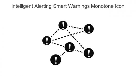 Intelligent Alerting Smart Warnings Monotone Icon In Powerpoint Pptx Png And Editable Eps Format