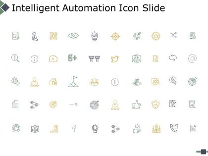 Intelligent automation icon slide ppt powerpoint presentation gallery tips