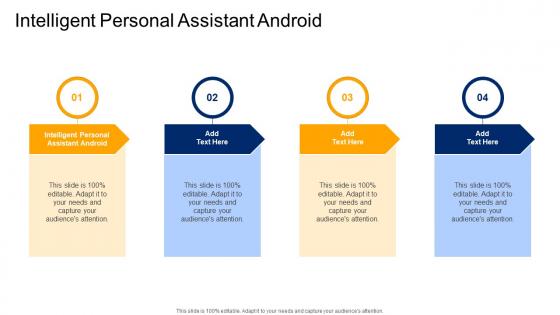 Intelligent Personal Assistant Android In Powerpoint And Google Slides Cpb