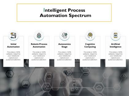 Intelligent process automation spectrum autonomics stage ppt powerpoint presentation