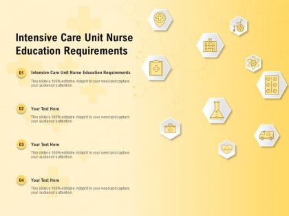 Intensive care unit nurse education requirements ppt powerpoint presentation ideas clipart