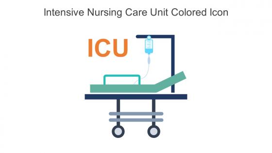 Intensive Nursing Care Unit Colored Icon In Powerpoint Pptx Png And Editable Eps Format