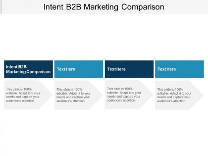 Intent b2b marketing comparison ppt powerpoint presentation styles styles cpb