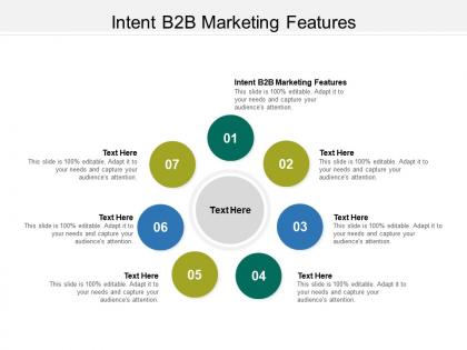 Intent b2b marketing features ppt powerpoint presentation ideas samples cpb