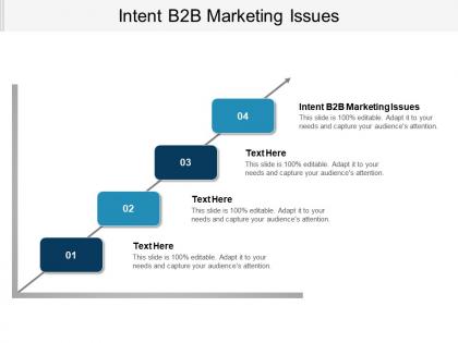Intent b2b marketing issues ppt powerpoint presentation outline shapes cpb