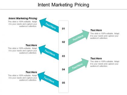 Intent marketing pricing ppt powerpoint presentation infographics graphics pictures cpb