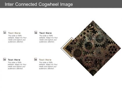 Inter connected cogwheel image