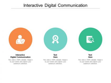Interactive digital communication ppt powerpoint presentation show grid cpb