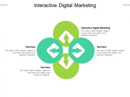 Interactive digital marketing ppt powerpoint presentation inspiration graphics tutorials cpb