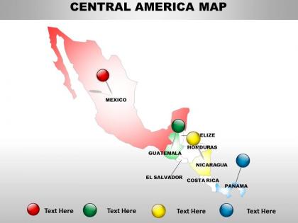 Interactive map of central america 1114