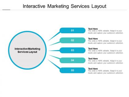 Interactive marketing services layout ppt powerpoint presentation styles cpb