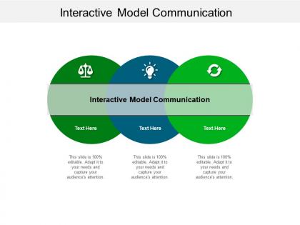 Interactive model communication ppt powerpoint presentation inspiration elements cpb