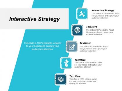 Interactive strategy ppt powerpoint presentation ideas background cpb