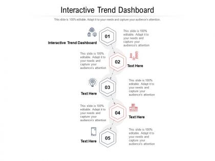Interactive trend dashboard ppt powerpoint presentation icon background designs cpb