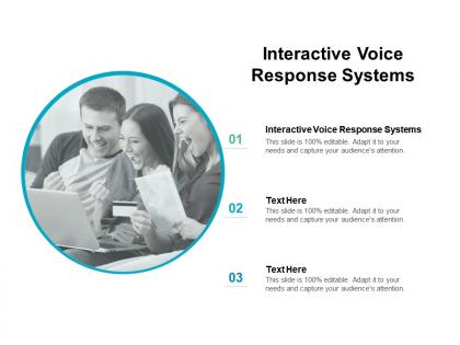 Interactive voice response systems ppt powerpoint presentation slides templates cpb