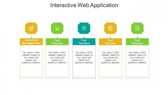 Interactive web application ppt powerpoint presentation infographics shapes cpb