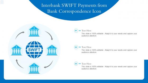 Interbank Swift Payments From Bank Correspondence Icon