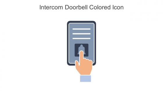 Intercom Doorbell Colored Icon In Powerpoint Pptx Png And Editable Eps Format