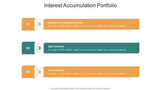 Interest Accumulation Portfolio In Powerpoint And Google Slides Cpb