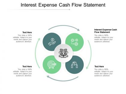 Interest expense cash flow statement ppt powerpoint presentation icon layout ideas cpb