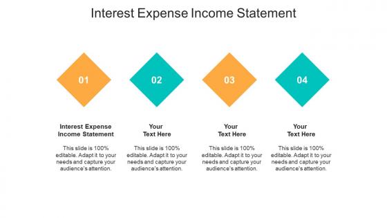 Interest expense income statement ppt powerpoint presentation styles portrait cpb