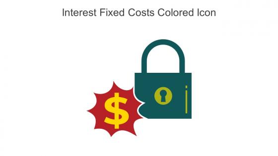 Interest Fixed Costs Colored Icon In Powerpoint Pptx Png And Editable Eps Format