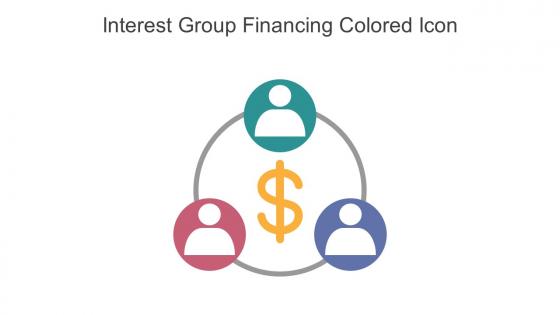Interest Group Financing Colored Icon In Powerpoint Pptx Png And Editable Eps Format