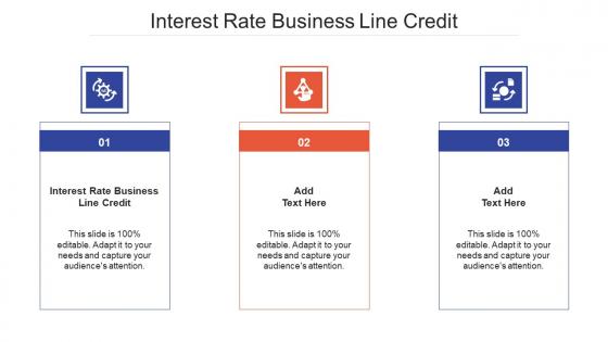 Interest Rate Business Line Credit In Powerpoint And Google Slides Cpb