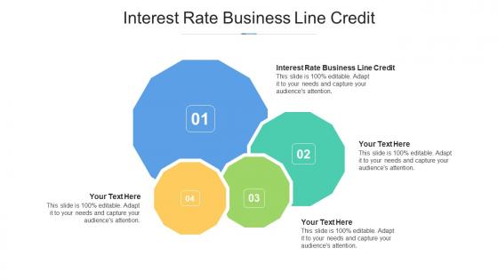 Interest rate business line credit ppt powerpoint presentation infographics visual aids cpb