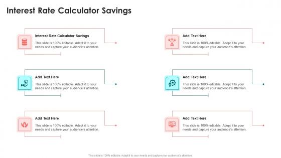 Interest Rate Calculator Savings In Powerpoint And Google Slides Cpb