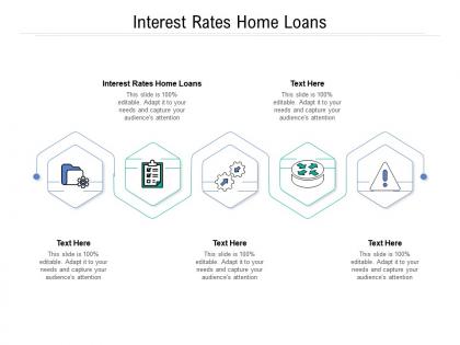 Interest rates home loans ppt powerpoint presentation design ideas cpb