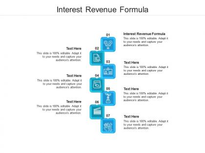 Interest revenue formula ppt powerpoint presentation icon themes cpb