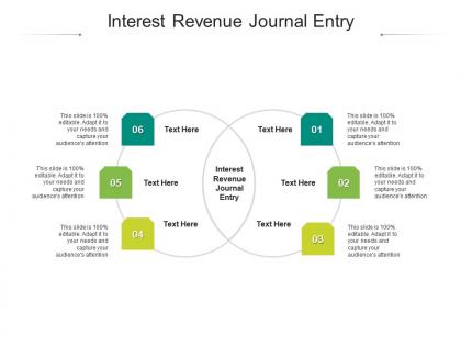 Interest revenue journal entry ppt powerpoint presentation summary information cpb