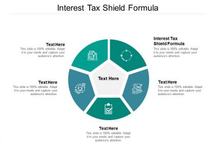 Interest tax shield formula ppt powerpoint presentation styles introduction cpb