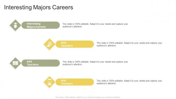 Interesting Majors Careers In Powerpoint And Google Slides Cpb