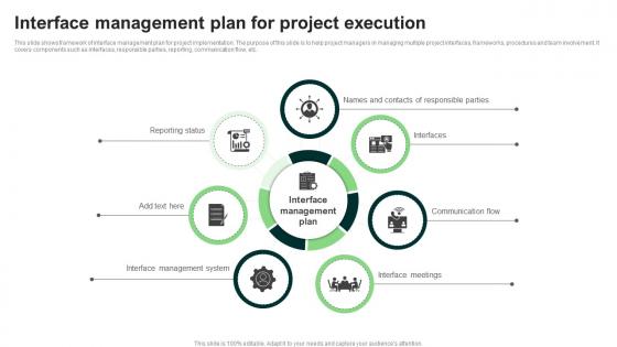 Interface Management Plan For Project Execution