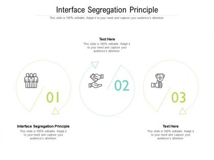 Interface segregation principle ppt powerpoint presentation styles sample cpb